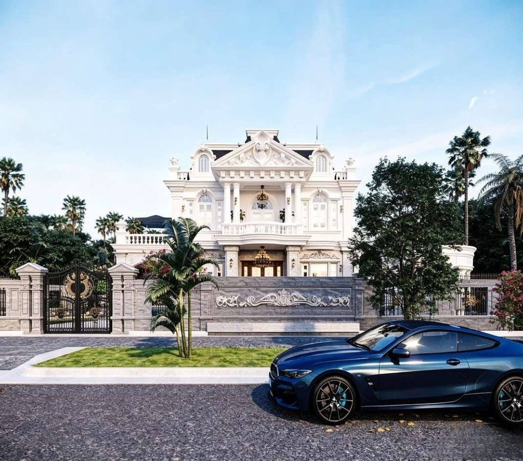 Photorealistic Villa Exterior 3D Renderin