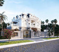 Photorealistic Villa Exterior 3D Renderin