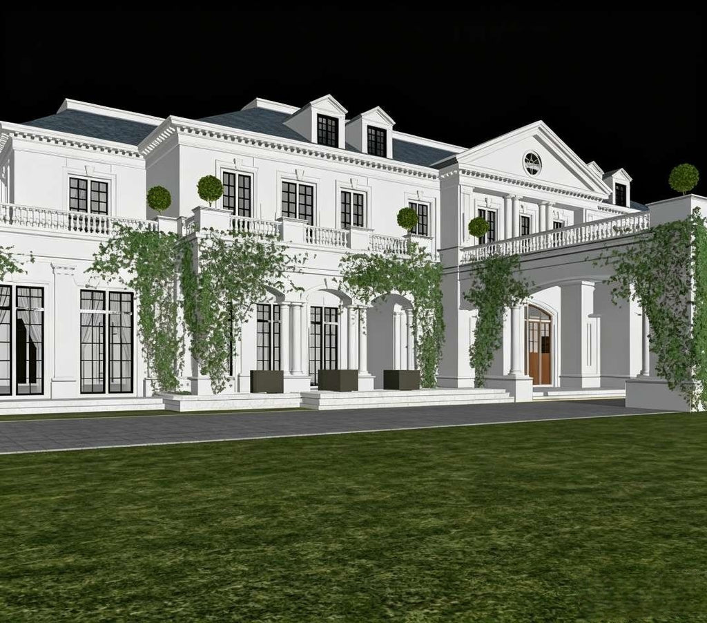 Photorealistic Villa Exterior 3D Renderin