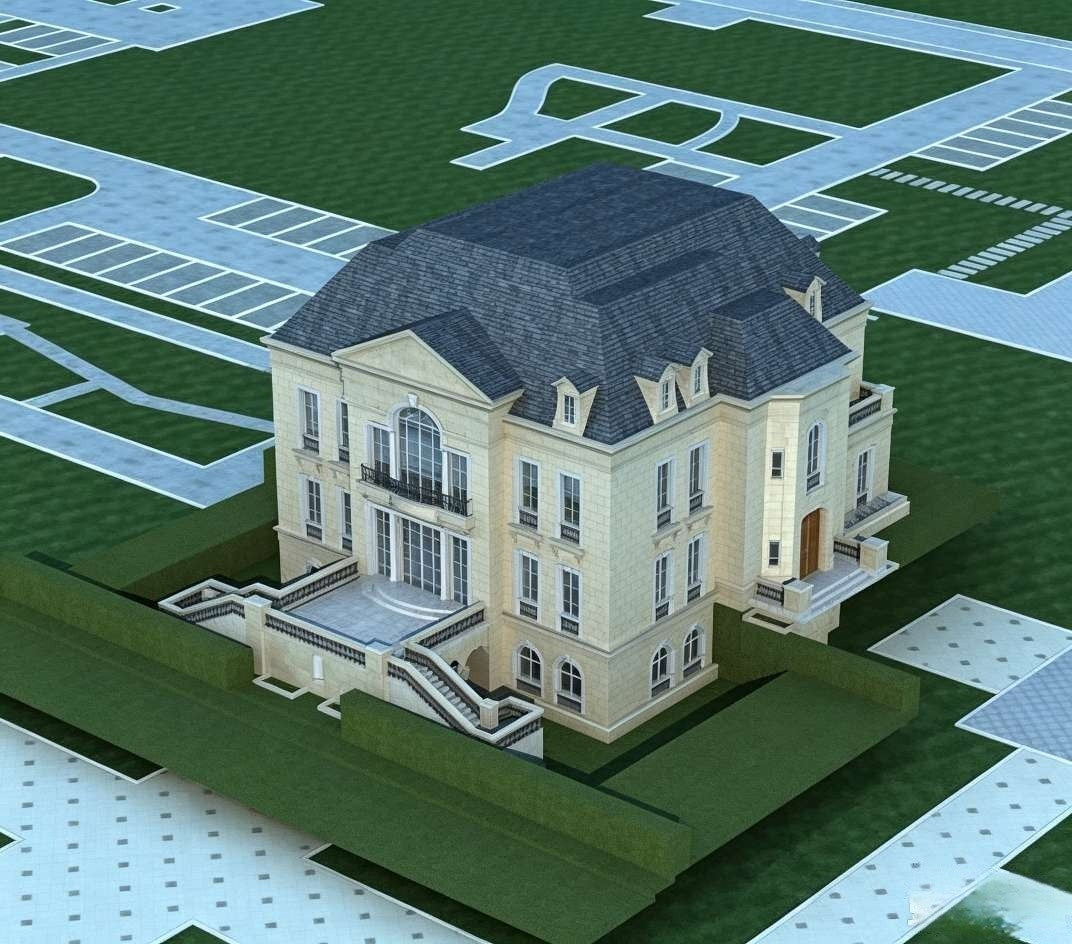 Photorealistic Villa Exterior 3D Renderin
