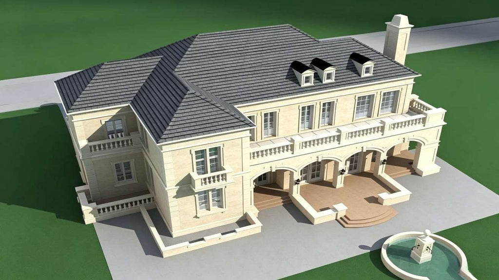 Photorealistic Villa Exterior 3D Renderin