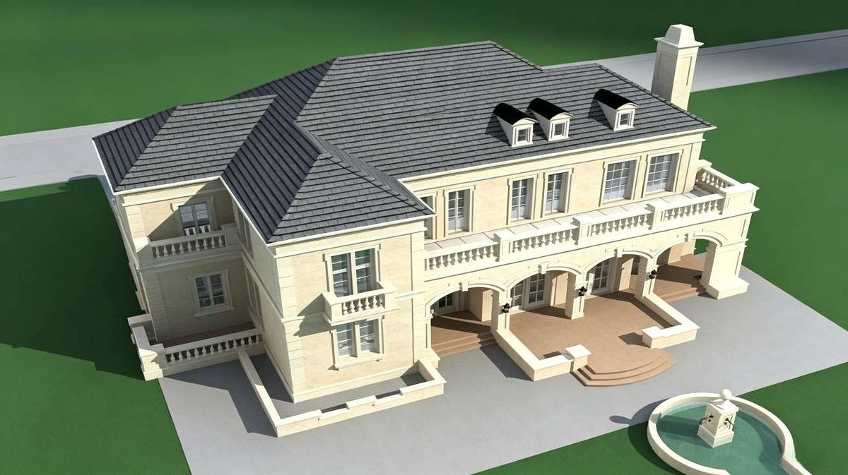 Photorealistic Villa Exterior 3D Renderin