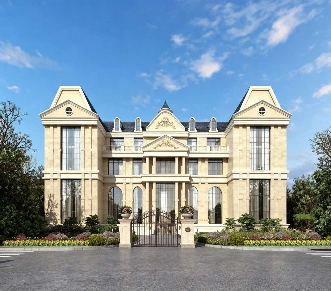 Photorealistic Villa Exterior 3D Renderin