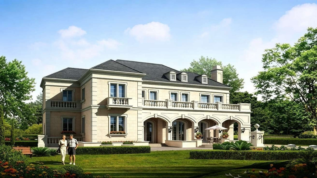 Photorealistic Villa Exterior 3D Renderin
